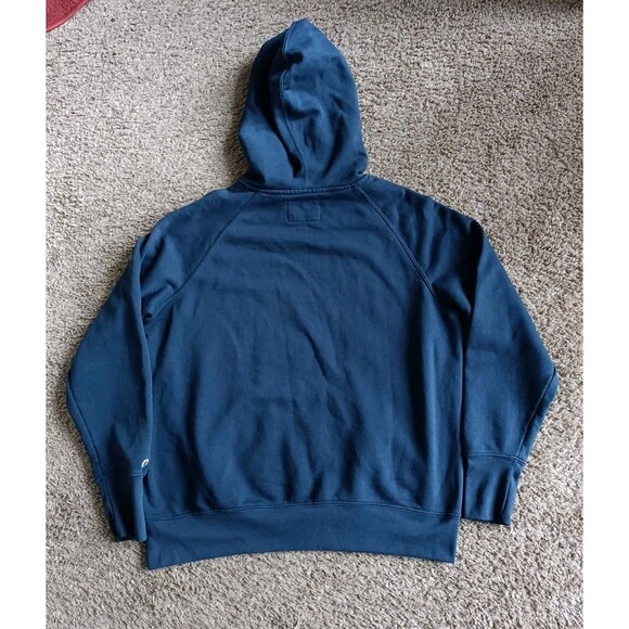 Champion Hoodie Men’s Medium Embroidered Reverse Weave Blue Long Sleeve - Picture 6 of 8